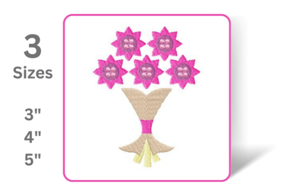 Cute Bouquet: A Craft Fair-Ready Embroidery Design
