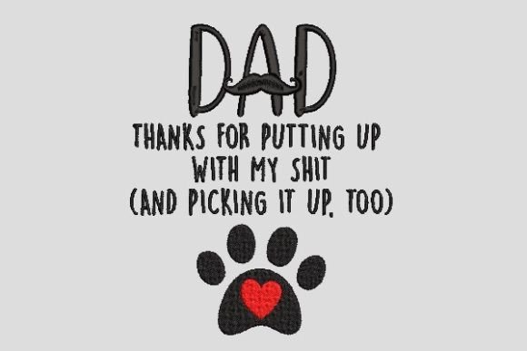 Dog Dad: A Seasonal Embroidery Staple