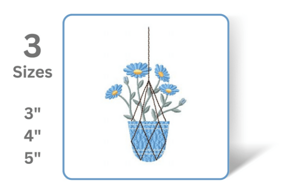 Hanging Flower: A Thoughtful Embroidery Design for Meaningful Gifts