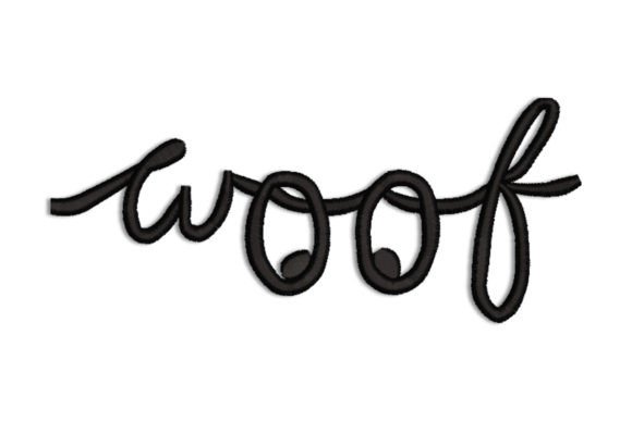 Woof: A Dog-Lover’s Embroidery Design That Builds Brand Warmth